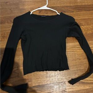 Brandy Melville black crop top